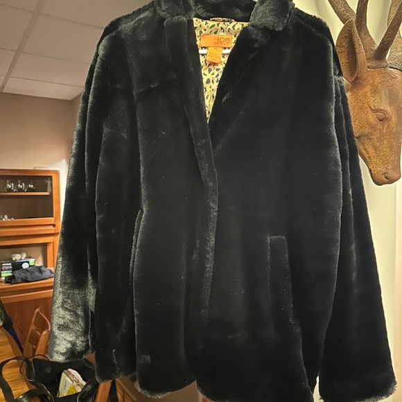 Women's Joe Fresh Faux Fur Jacket - Picture 1 of 3